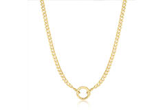  Pop Charms - Necklace - Silver / 14kt GP - 46-50 cm